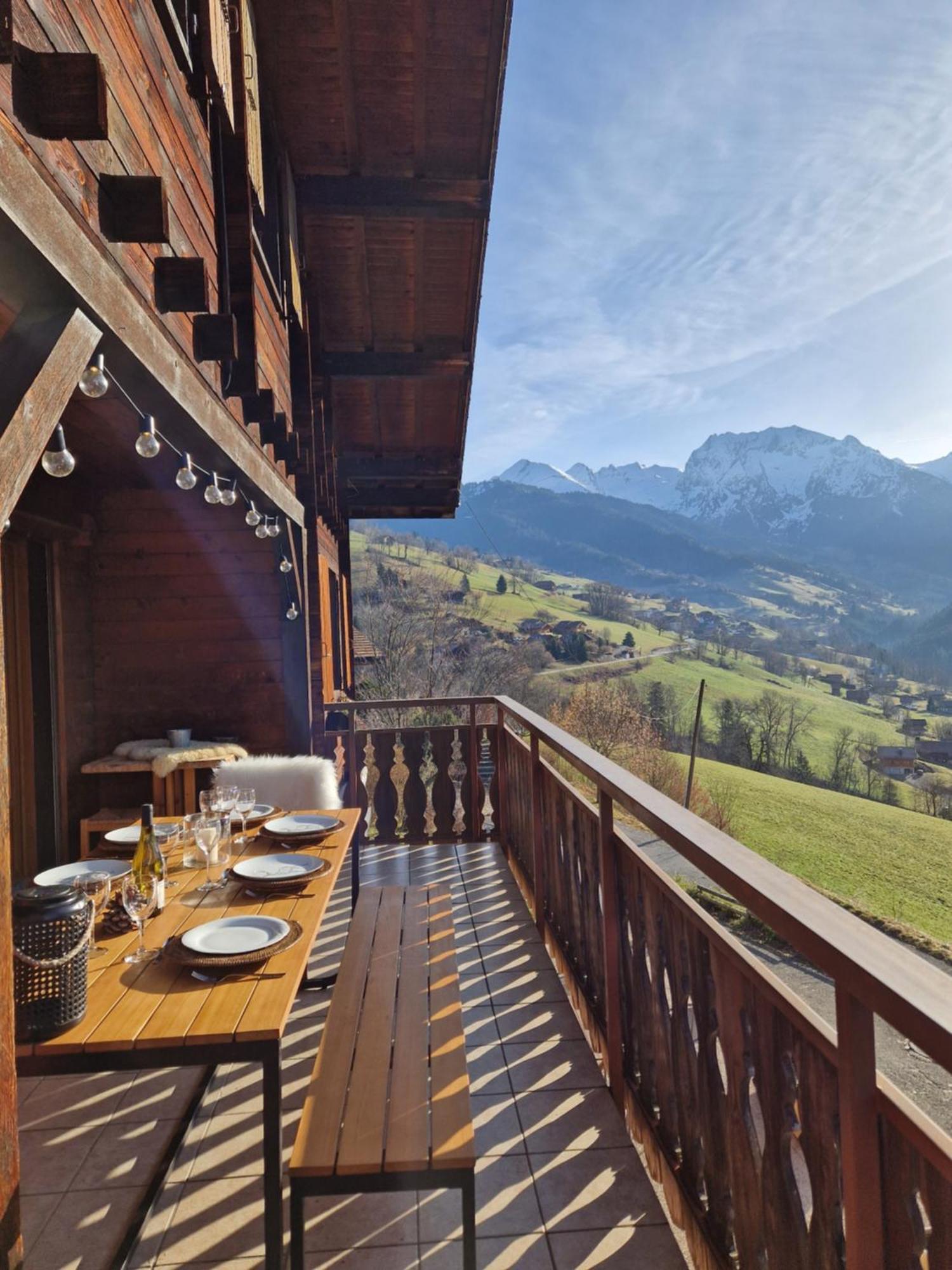 Chalet De Manigod Bagian luar foto