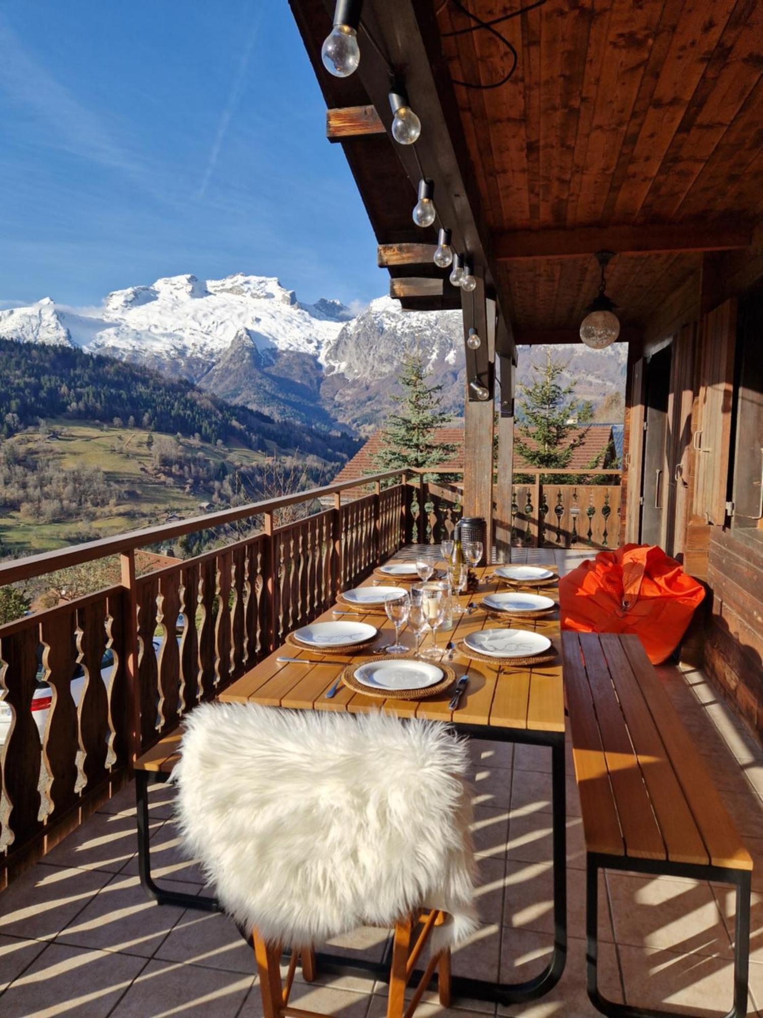 Chalet De Manigod Bagian luar foto