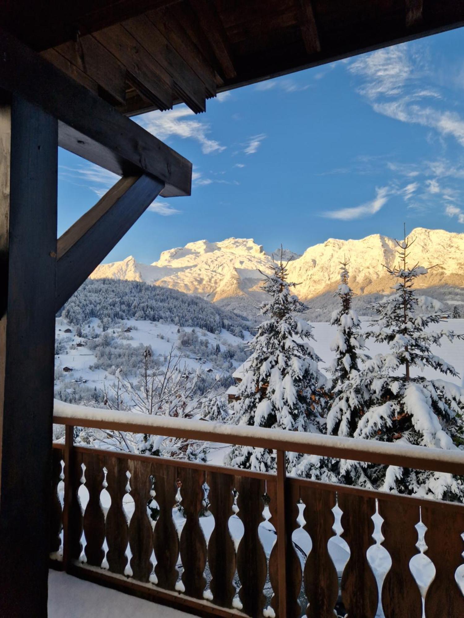 Chalet De Manigod Bagian luar foto