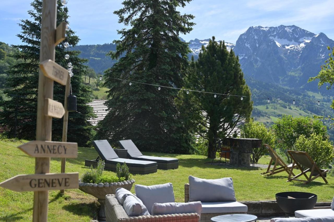 Chalet De Manigod Bagian luar foto